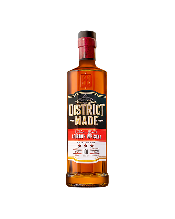 District Made Bottled in Bond Bourbon Whiskey 100 Proof 750mL 