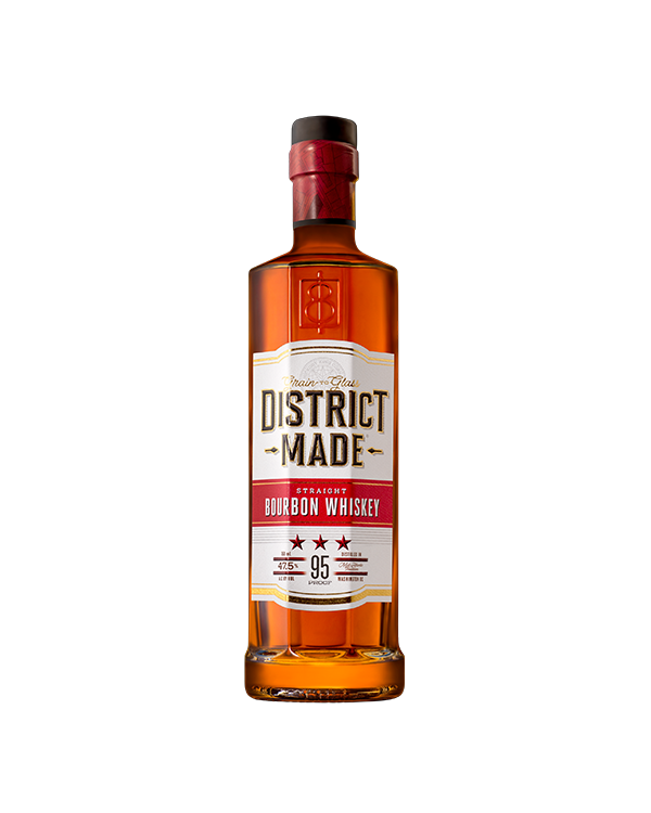 District Made Straight Bourbon Whiskey 95 Proof 750mL
